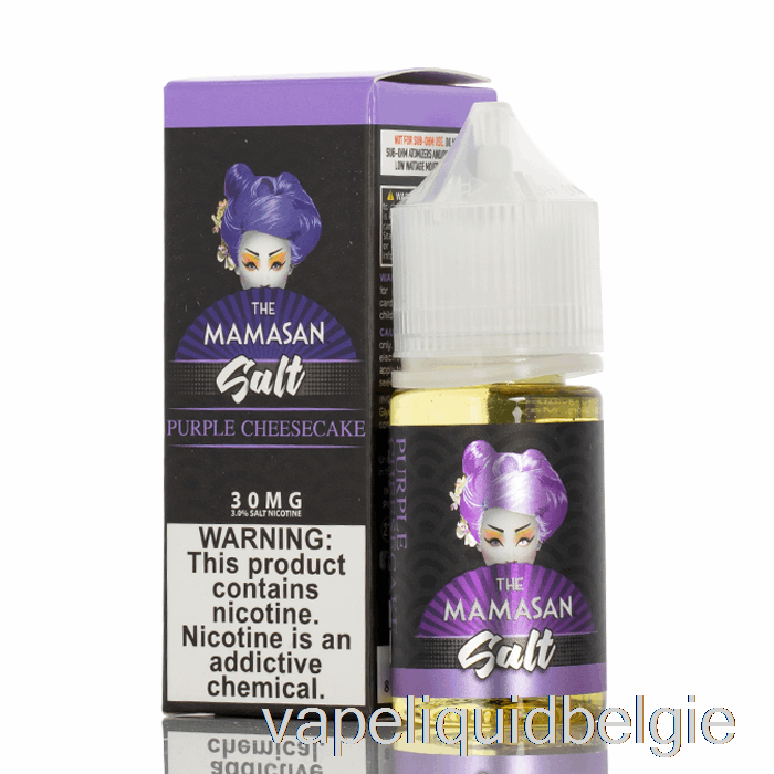 Vape Vloeibare Paarse Cheesecake - Het Mamasanzout - 30ml 30mg